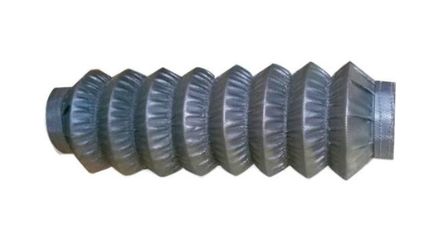 Photo de soufflets circulaires PEI fabriqué sous forme thermosoudé, cousue ou déformée.